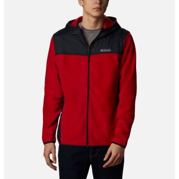 Columbia Jas Heren, Cottonwood Park Overlay Full Zip Fleece Blauw Rood Zwart, 86KWUGXVA